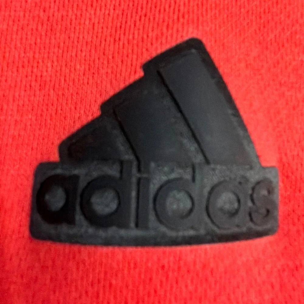 Adidas Hoodie Mens Large Red Foundation of Sport Graphic Pullover Fleece 4404